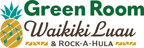 2024 GREEN ROOM WAIKIKI LUAU SHOW LOGO HORIZONTAL