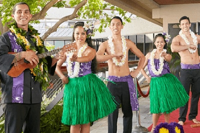 waikiki luau greeters