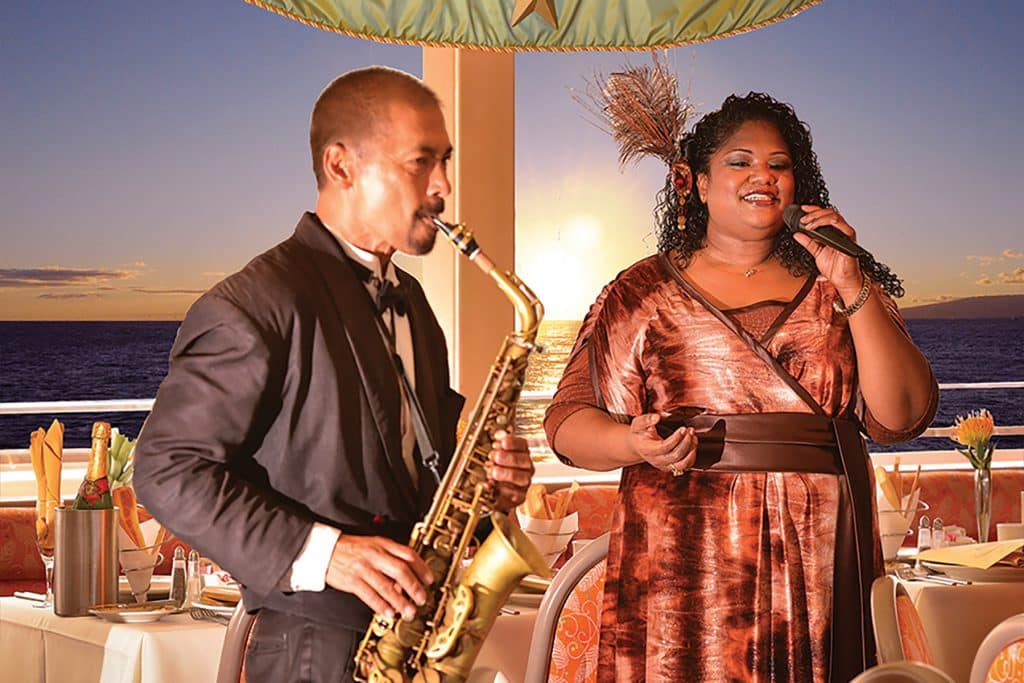 Jazz to go Color image of Jazz entertainers for your private party