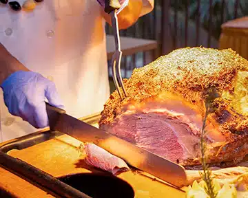 USDA Prime Roast Beef with Au Jus and Black Sea Salt